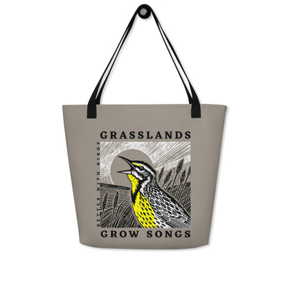 Grasslands Grow Songs Tote with Pocket