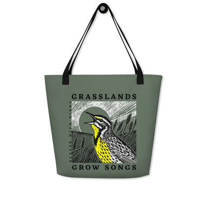 Grasslands Grow Songs Tote with Pocket