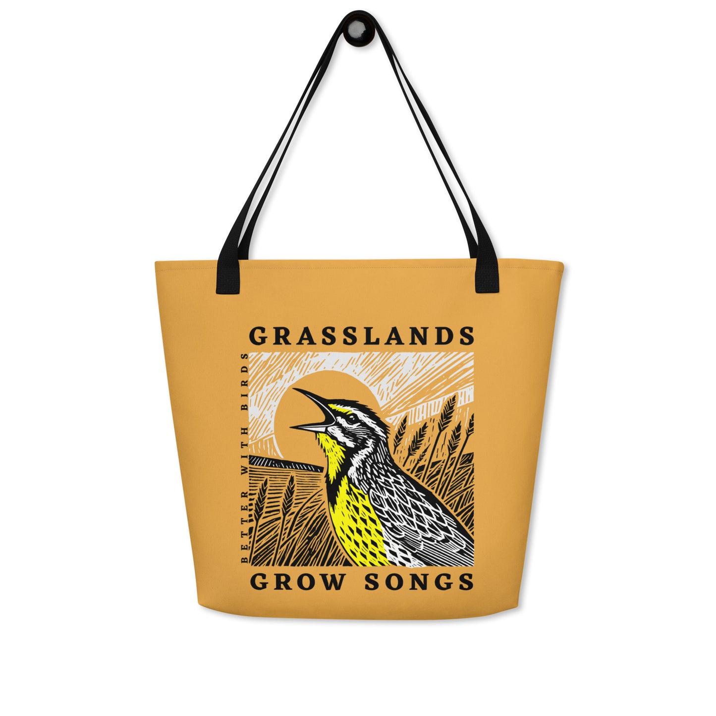 Grasslands Grow Songs Tote with Pocket