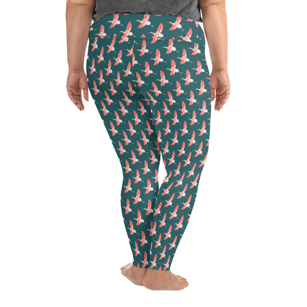 American Avocet Plus Size Yoga Leggings