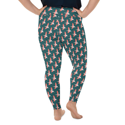 American Avocet Plus Size Yoga Leggings