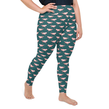 Piping Plover Plus Size Yoga Leggings