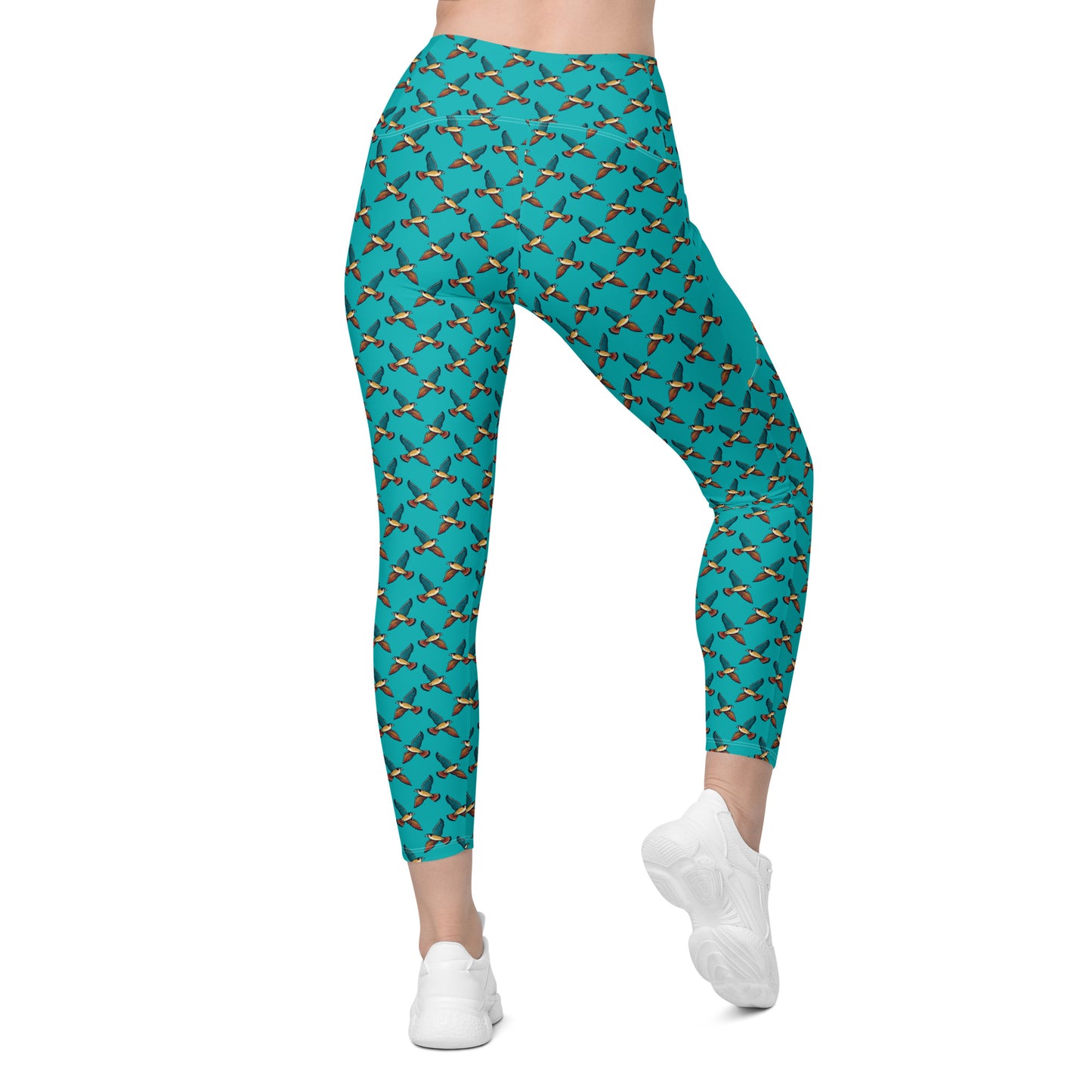 Peregrine Falcon Leggings with pockets