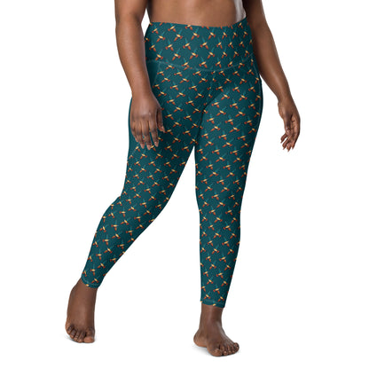 Peregrine Falcon Leggings with Pockets