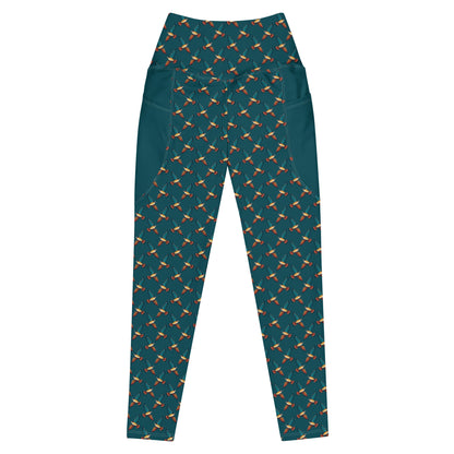 Peregrine Falcon Leggings with Pockets