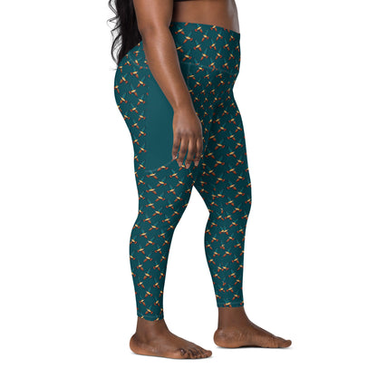 Peregrine Falcon Leggings with Pockets