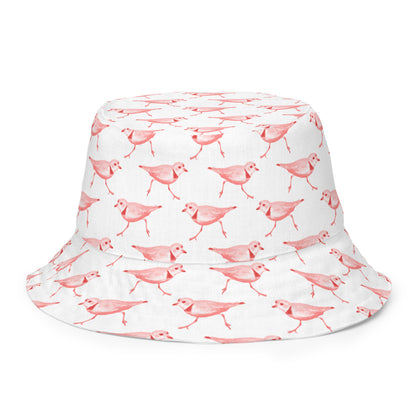 Reversible Bucket Hat - American Avocet and Piping Plover