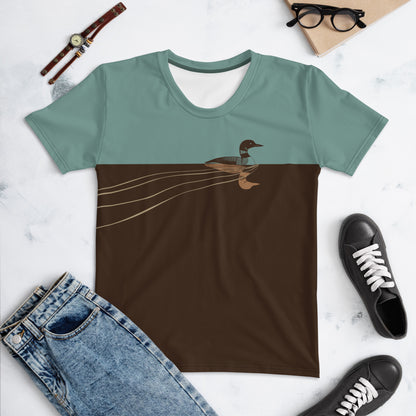 Loon Two-Tone Women's T-shirt