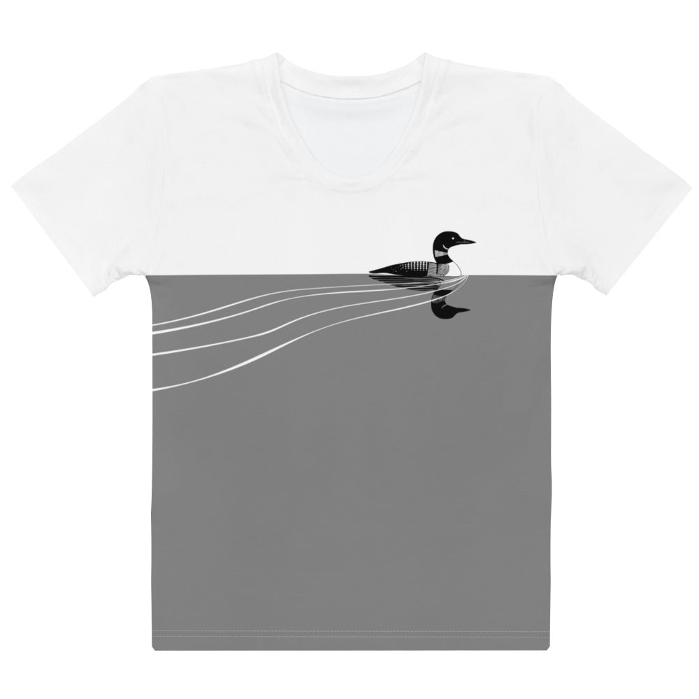 Loon Two-Tone Women's T-shirt