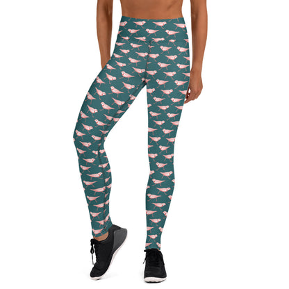 Piping Plover Yoga Leggings