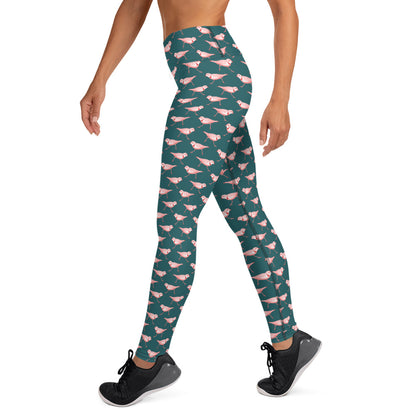 Piping Plover Yoga Leggings