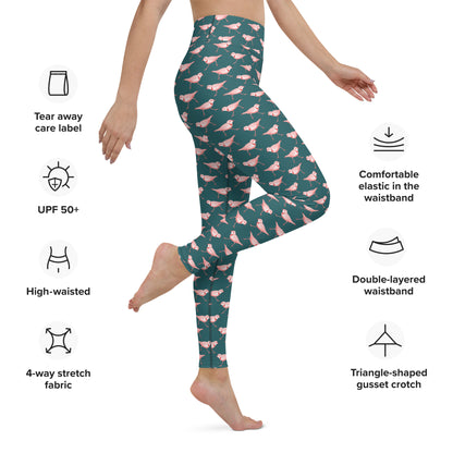 Piping Plover Yoga Leggings