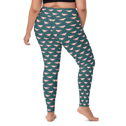 Piping Plover Yoga Leggings