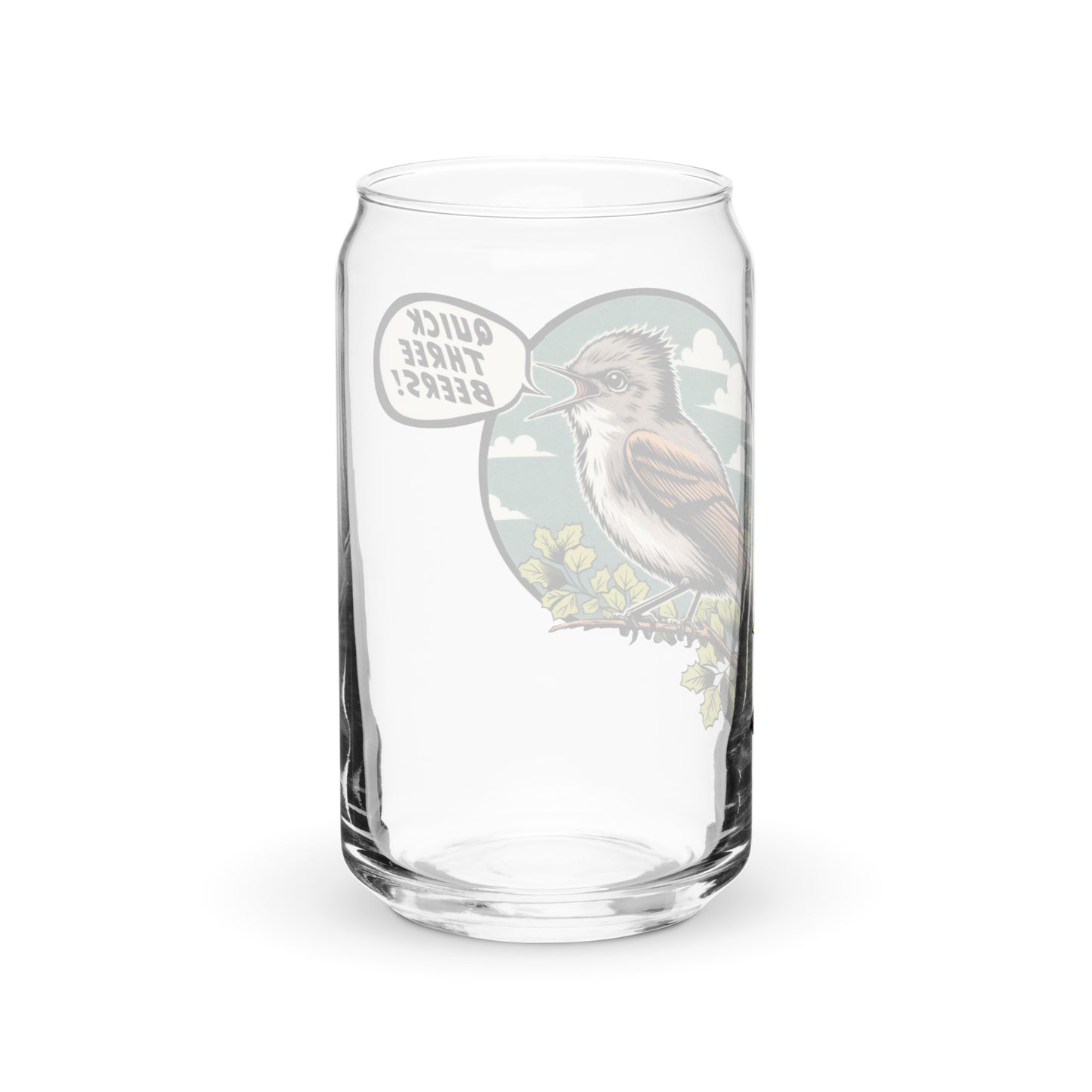 Olive-Sided Flycatcher Song Can-Shaped Glass