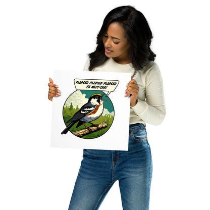 Chestnut-Sided Warbler Matte Poster