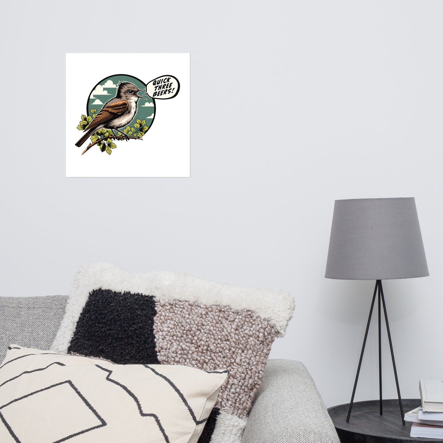 Olive-Sided Flycatcher Matte Poster
