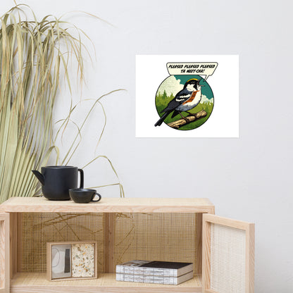 Chestnut-Sided Warbler Matte Poster