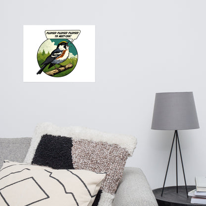 Chestnut-Sided Warbler Matte Poster