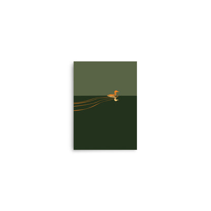 Modern Minimalist Loon Poster