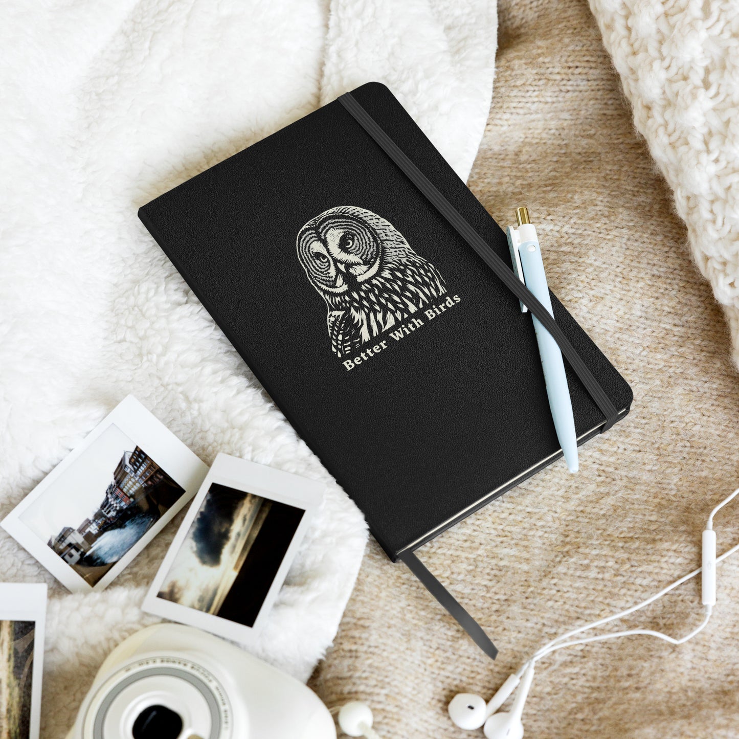 Great Gray Owl Hardcover Notebook