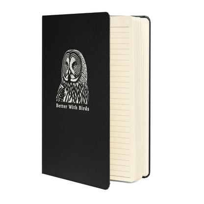 Great Gray Owl Hardcover Notebook