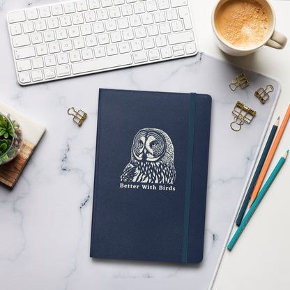 Great Gray Owl Hardcover Notebook