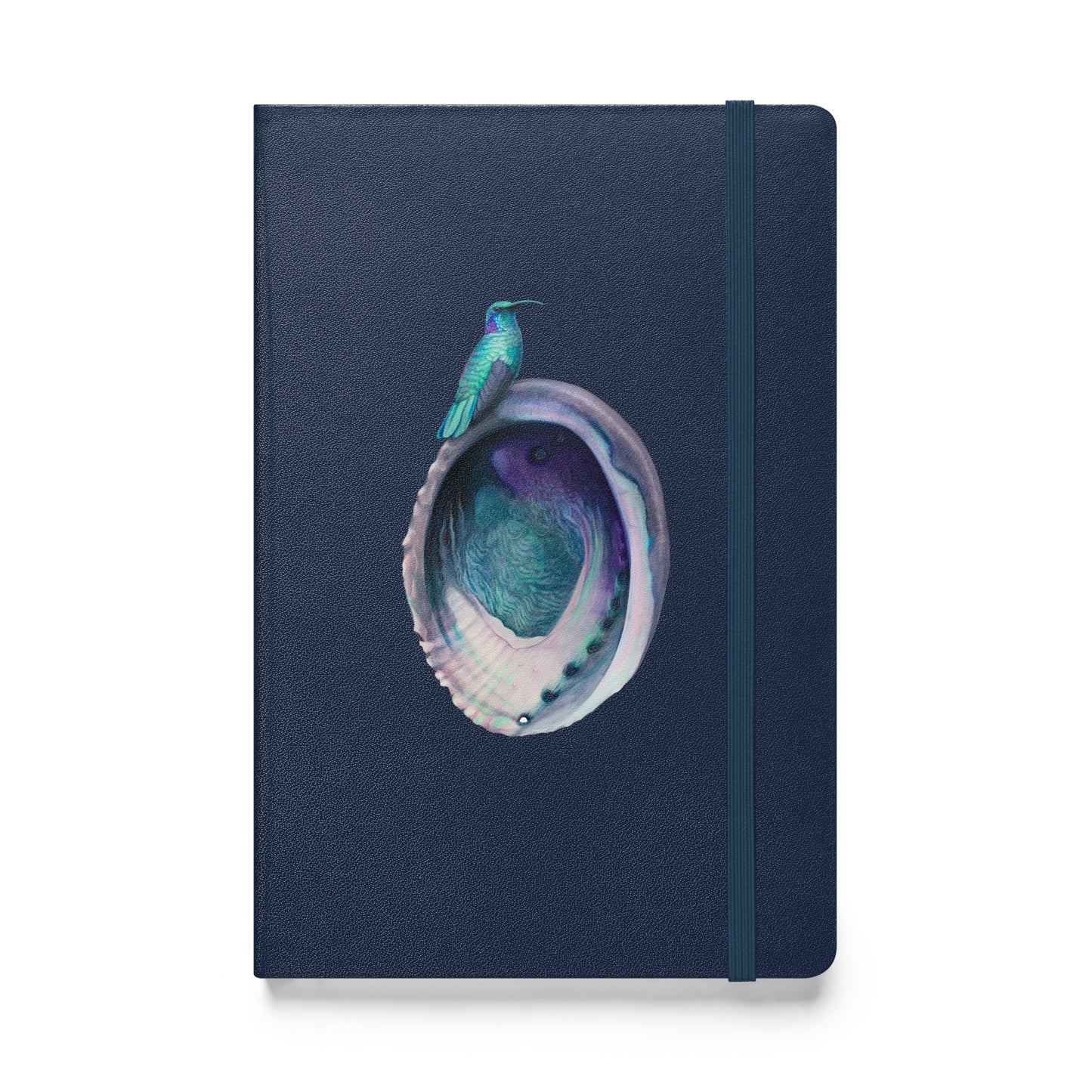 Hummingbird & Abalone Hardcover Notebook