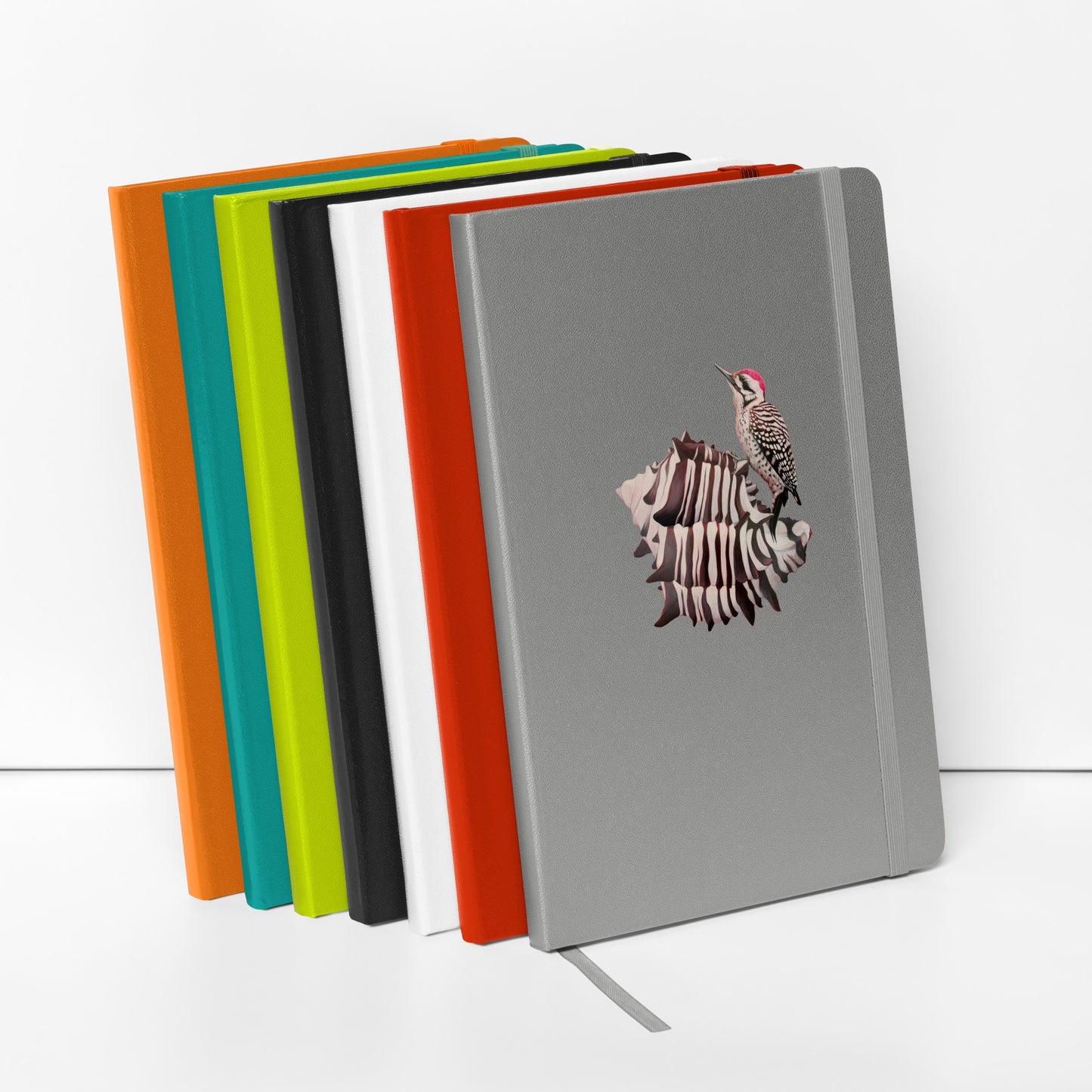 Woodpecker & Murex Hardcover Notebook