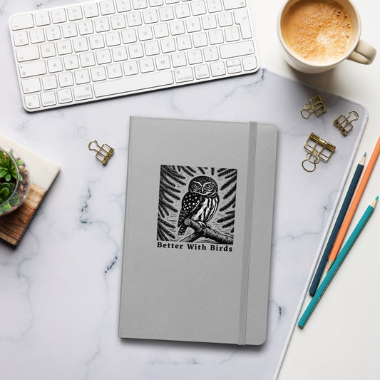 Pygmy Owl Hardcover Notebook