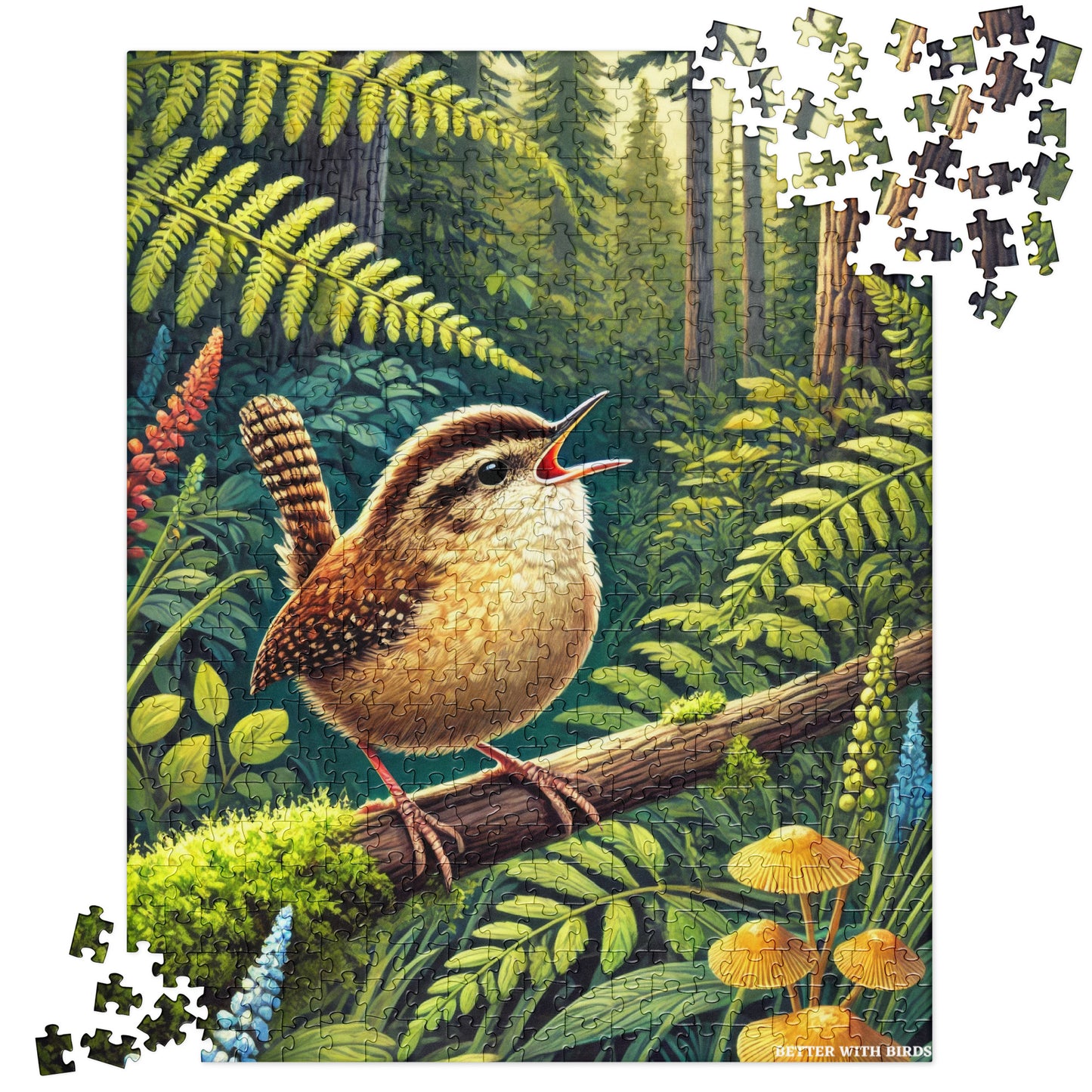 Bewick's Wren Jigsaw puzzle