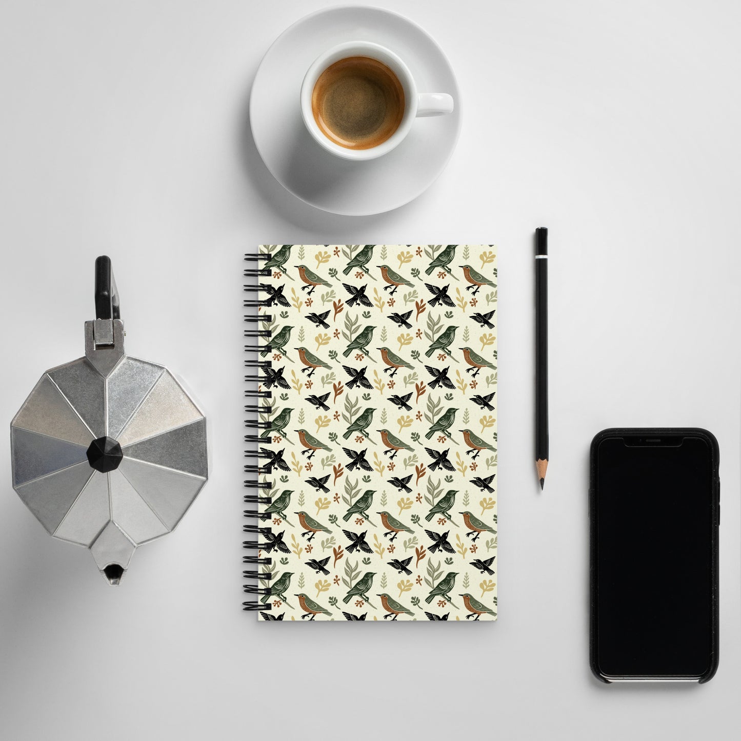 Vintage Birds Notebook