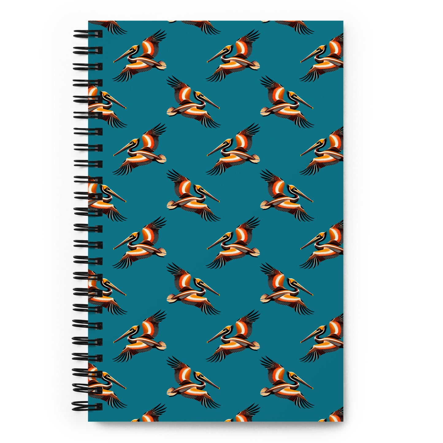 Brown Pelican Spiral Notebook