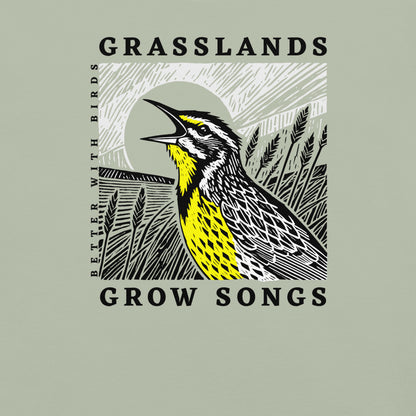 Grasslands Grow Songs Unisex Regular Cotton T-shirt