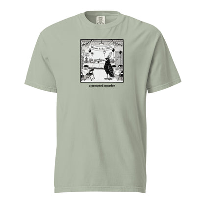 "Attempted Murder" Crow Regular Cotton T-Shirt