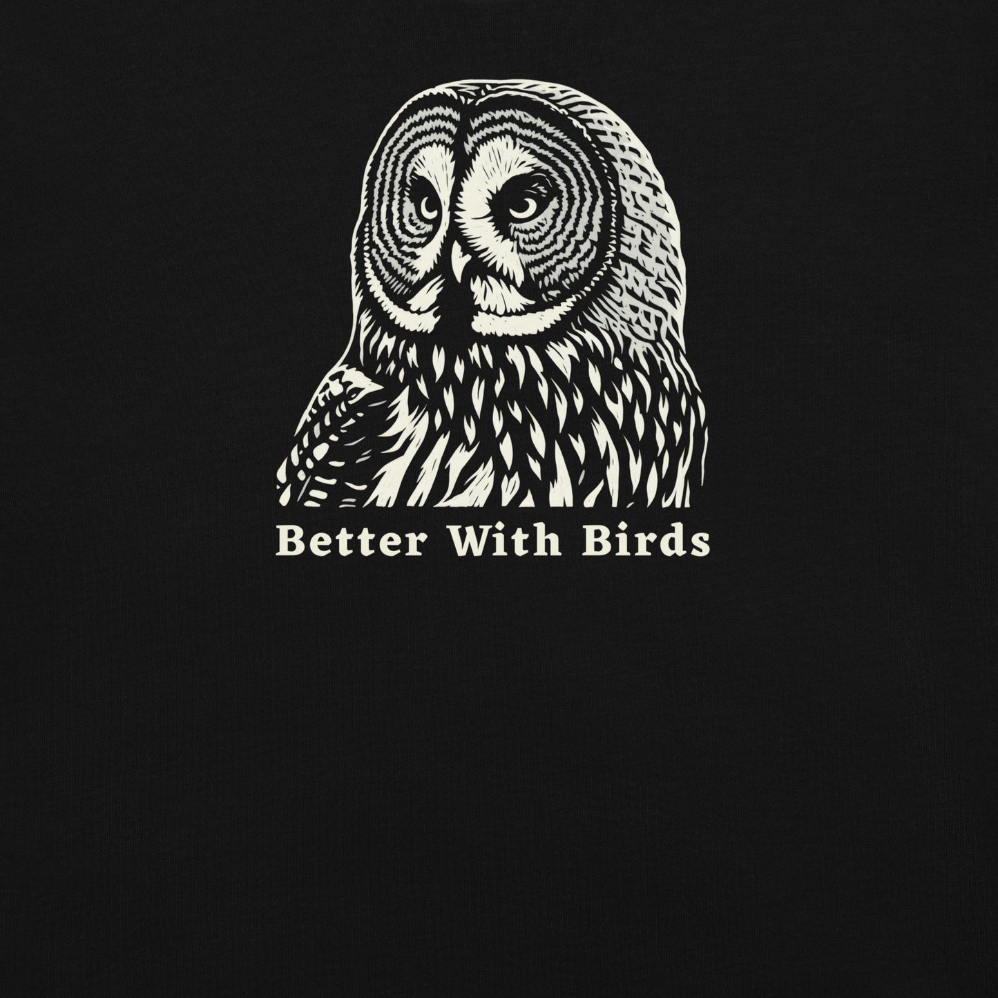 Great Gray Owl Regular Cotton T-shirt