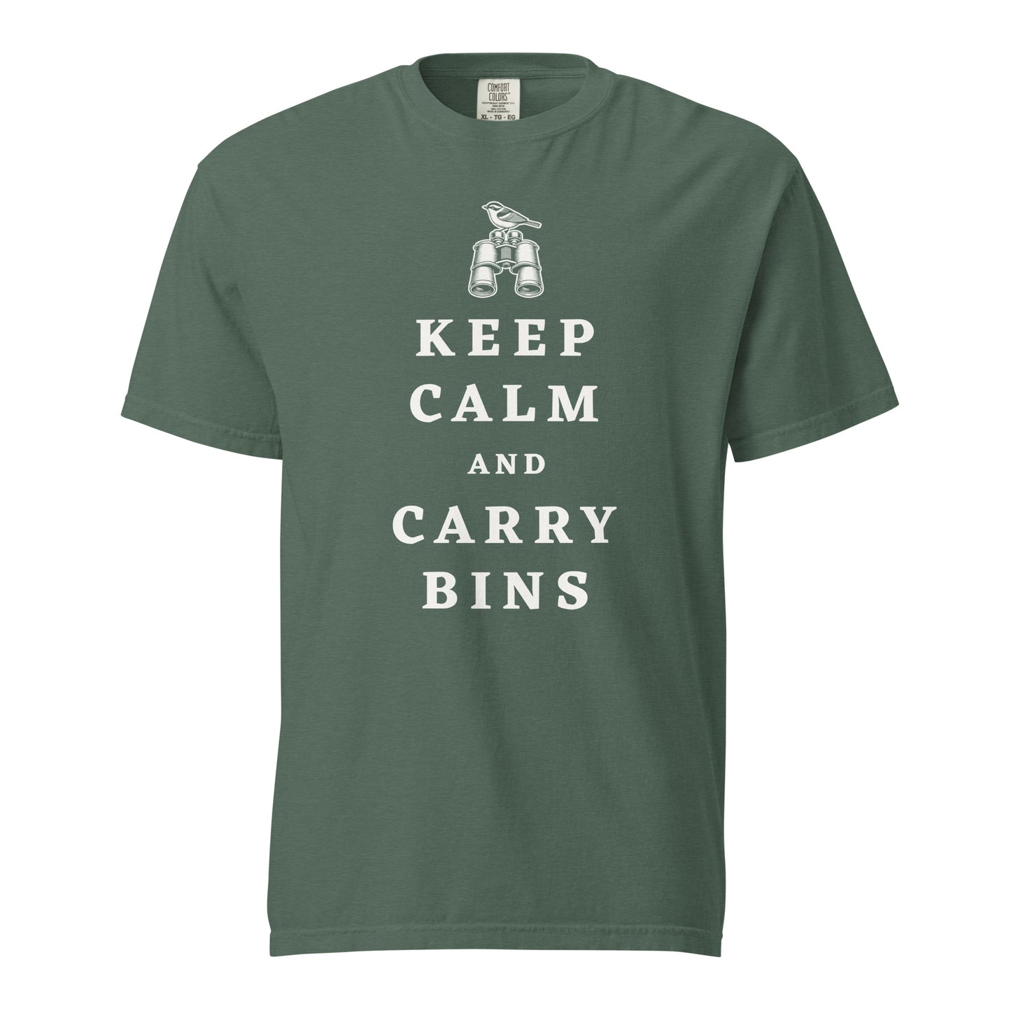 Keep Calm and Carry Bins Unisex Regular Cotton T-shirt