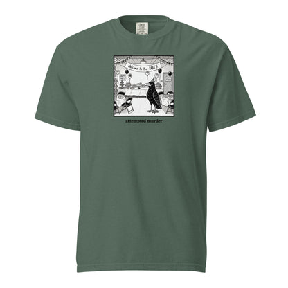 "Attempted Murder" Crow Regular Cotton T-Shirt