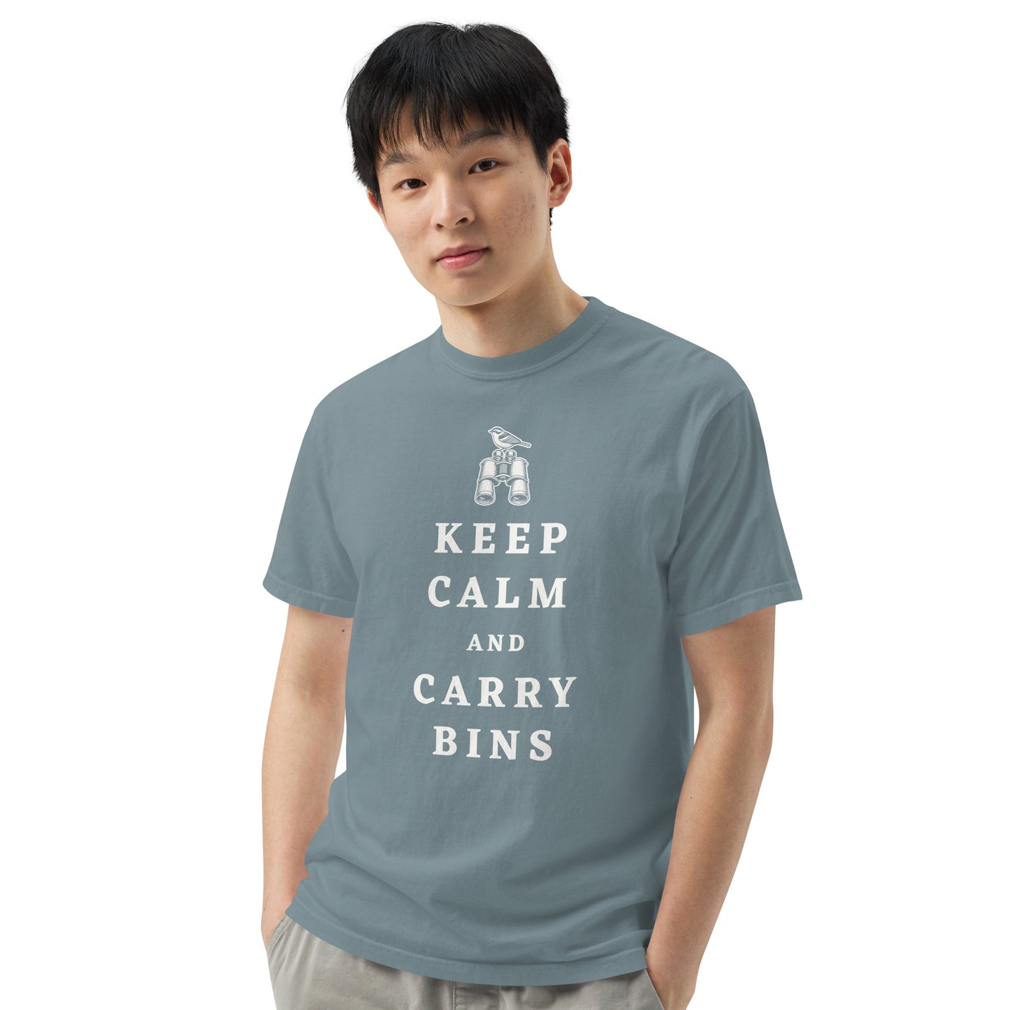 Keep Calm and Carry Bins Unisex Regular Cotton T-shirt