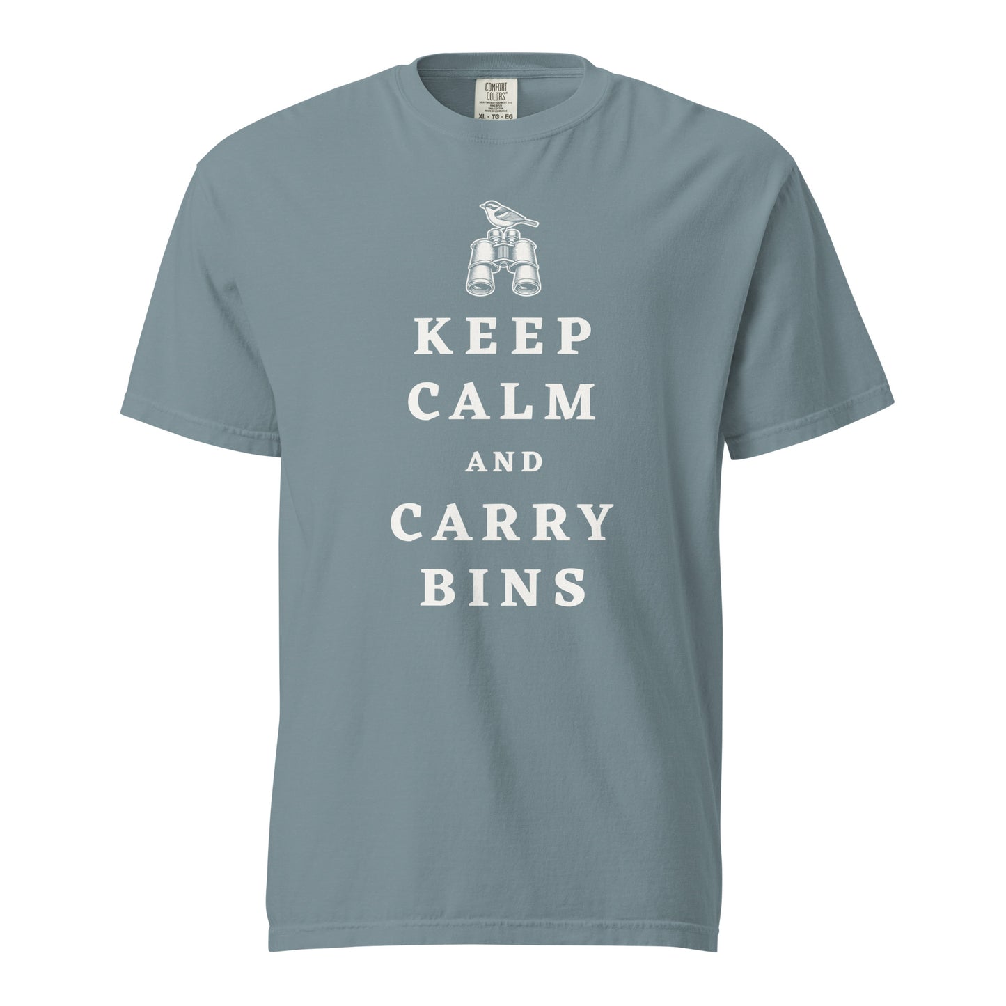 Keep Calm and Carry Bins Unisex Regular Cotton T-shirt