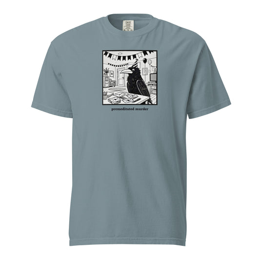 "Premeditated Murder" Crow Regular Cotton T-Shirt