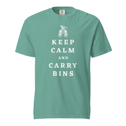 Keep Calm and Carry Bins Unisex Regular Cotton T-shirt