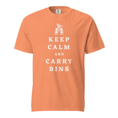 Keep Calm and Carry Bins Unisex Regular Cotton T-shirt