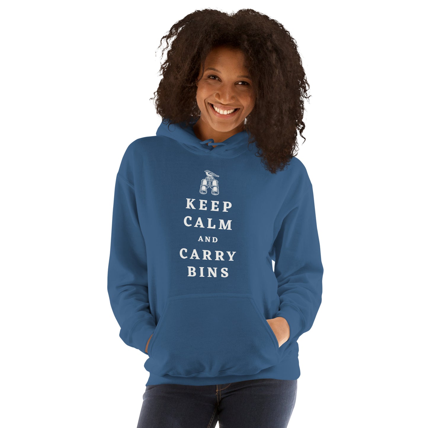 Keep Calm and Carry Bins Unisex Hoodie