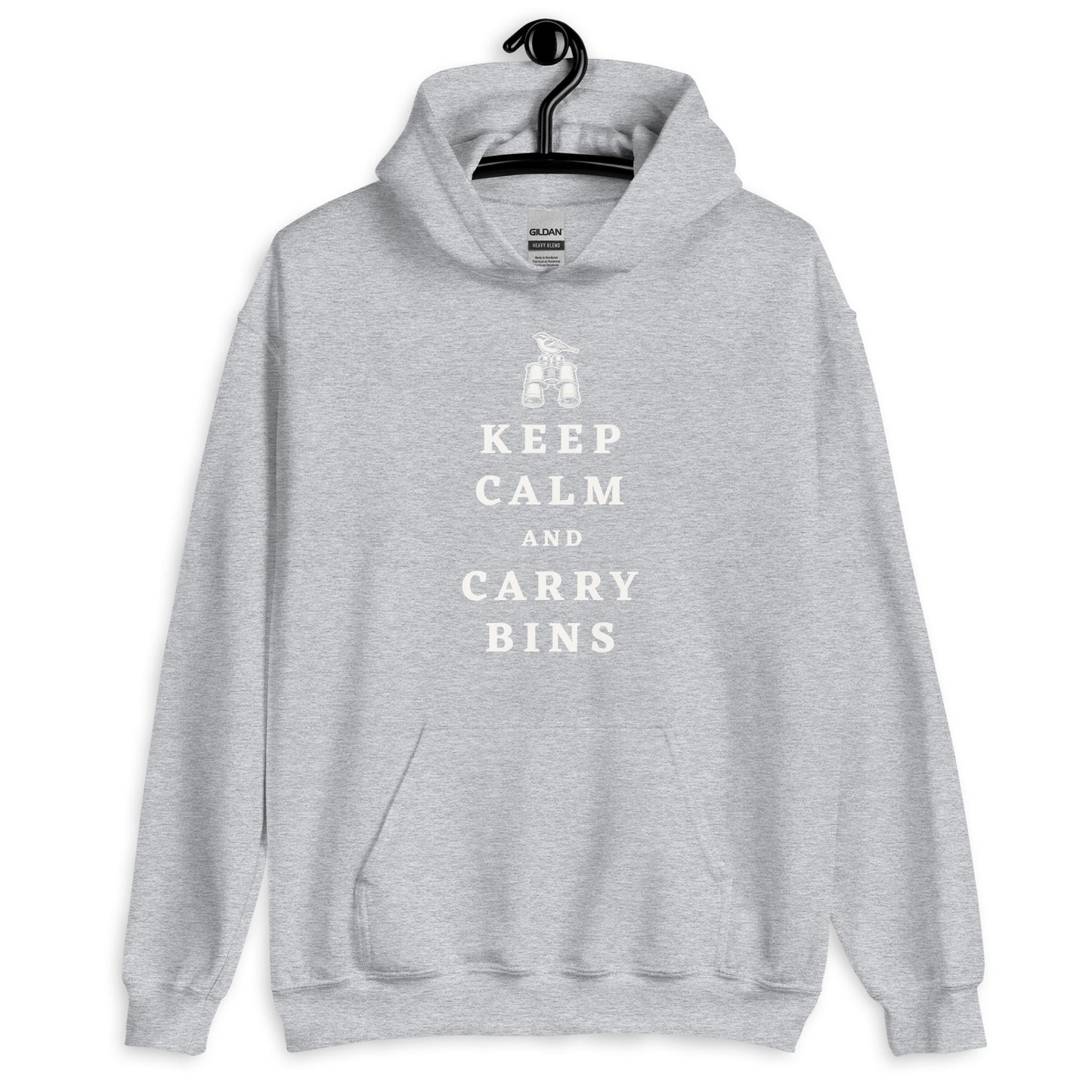 Keep Calm and Carry Bins Unisex Hoodie