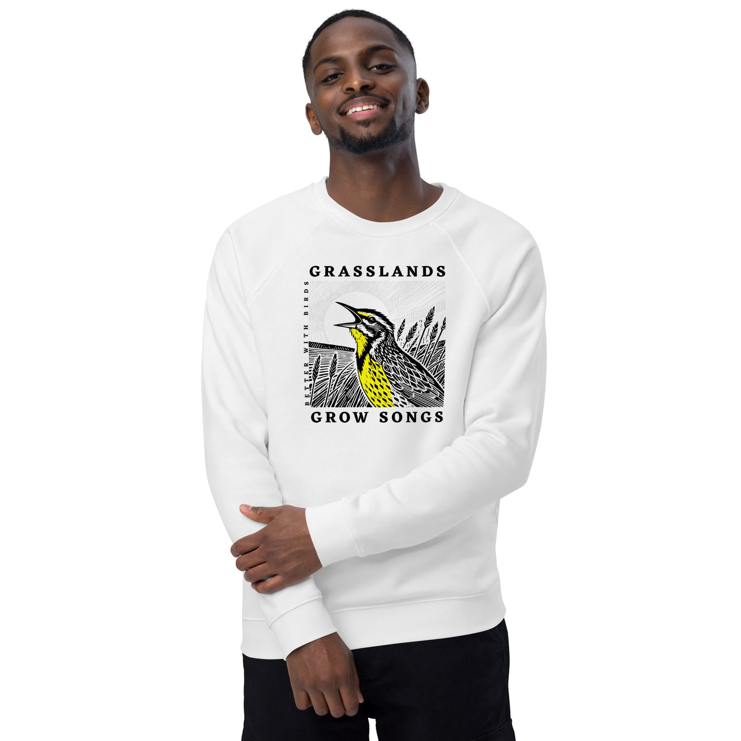 Grasslands Grow Songs Organic Sweatshirt