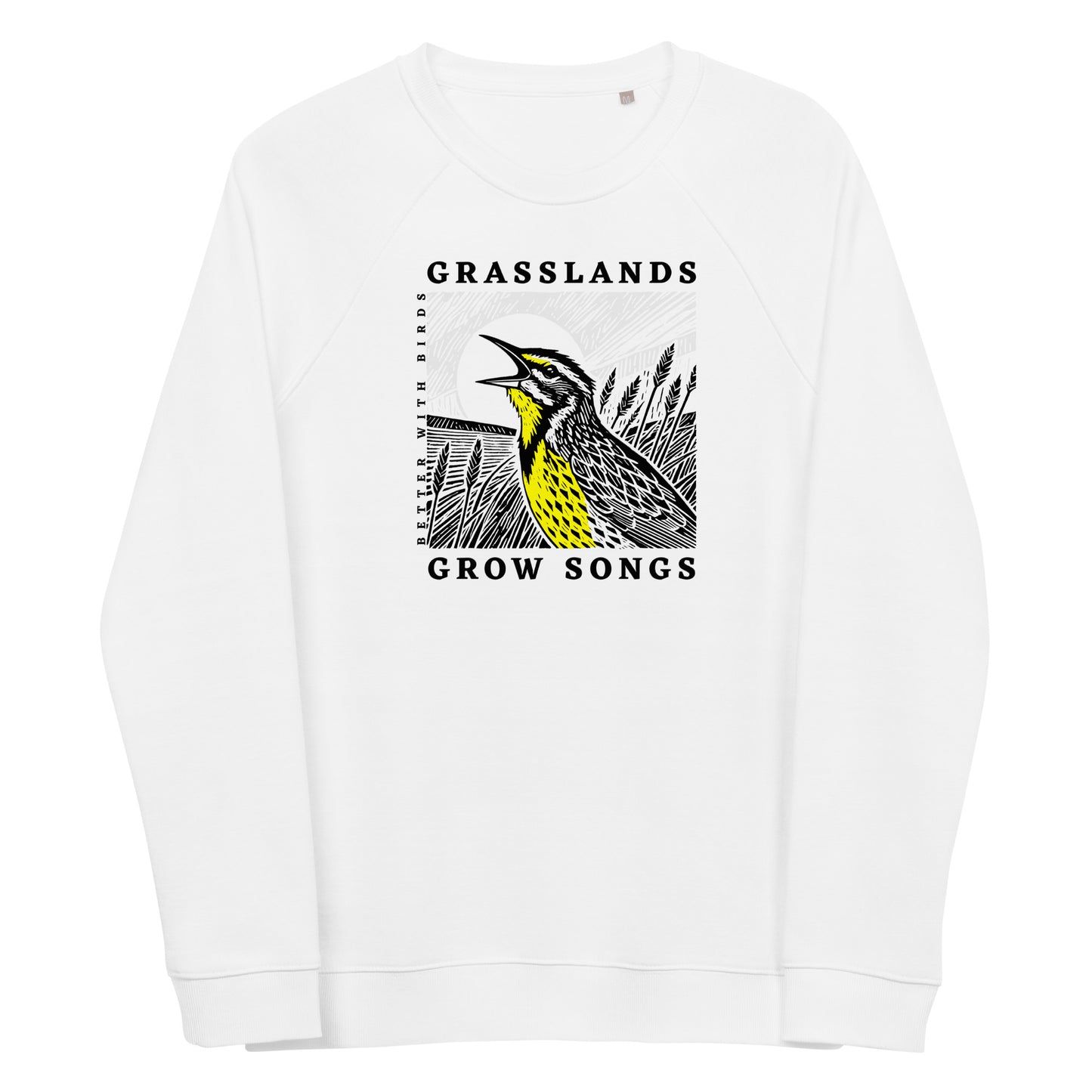 Grasslands Grow Songs Organic Sweatshirt