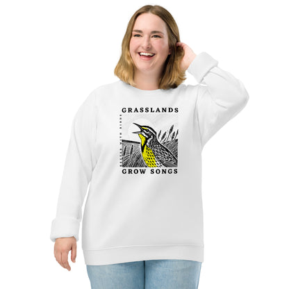 Grasslands Grow Songs Organic Sweatshirt