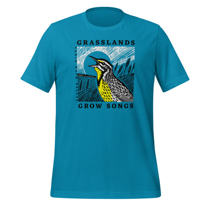 Grasslands Grow Songs Unisex Lightweight Cotton T-shirt