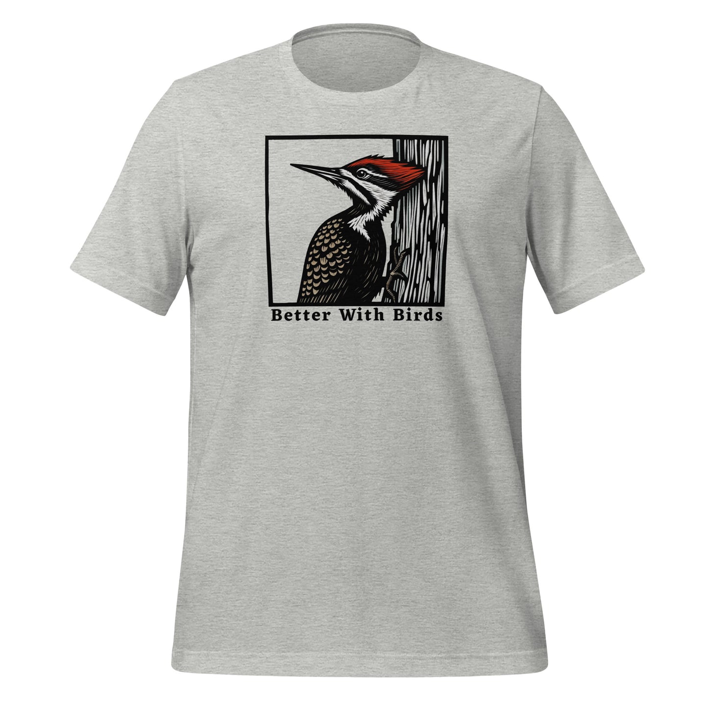 Pileated Woodpecker Lightweight Cotton Unisex T-Shirt