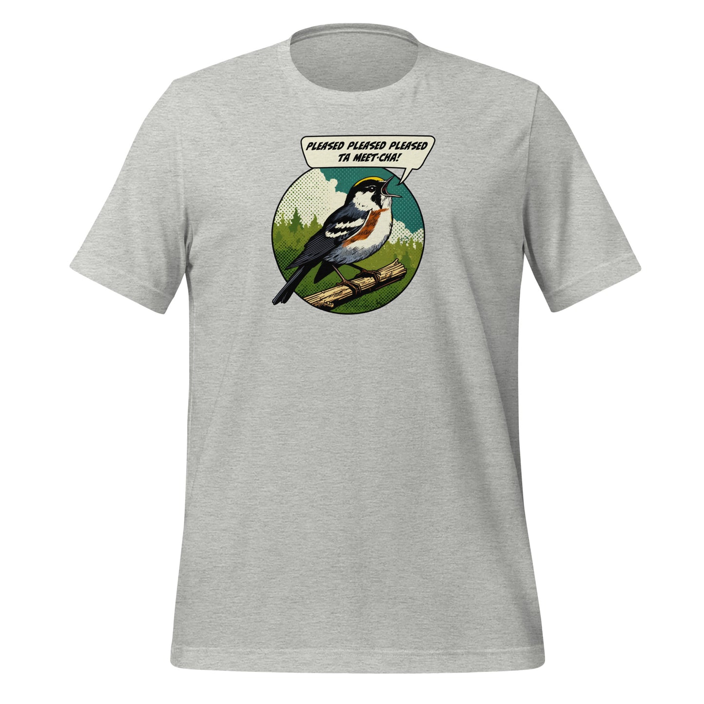 Chestnut-Sided Warbler Lightweight Cotton Unisex T-Shirt